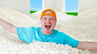 Filling My Tiny House with Packing Peanuts [upl. by Kcub]