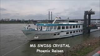 Klassisches Flusskreuzfahrtschiff MS SWISS CRYSTAL Phoenix Reisen [upl. by Erdreid794]