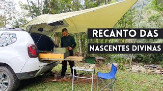 CAMPING COM A DUSTER MINI MOTORHOME RECANTO DAS NASCENTES DIVINAS  JoinvilleSC [upl. by Rolandson178]