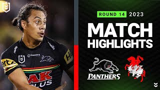 NRL 2023  Penrith Panthers v St George Illawarra Dragons  Match Highlights [upl. by Alayne25]