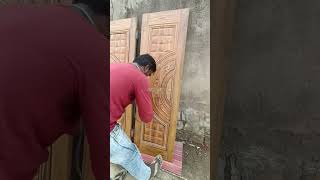 Door polish work ytshorts polishwork doorpolish doorwork viralshorts [upl. by Eillas674]