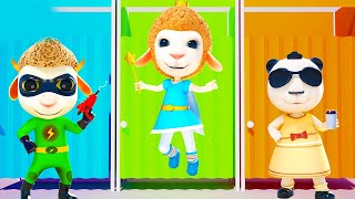 Babies Super Hero In Real Life  Funny Cartoon for Kids  Dolly amp Friends 3D  Play Toy [upl. by Odnumde]