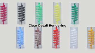 Raise3D DF2 printer  High Clear Resin [upl. by Yelac]