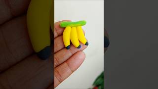 আজ DIY ক্লে দিয়ে কলা তৈরি করলাম diy claycraft craftwork clay claycraftofficial banana [upl. by Airres344]