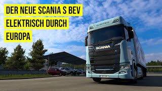 Mit dem neuen SCANIA S BVE durch Europa  Das neue Kassel anschauen ETS2 [upl. by Bernette951]