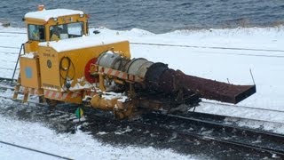 CN Jet Snow Blowers in use in the Halifax NS area [upl. by Adlare726]