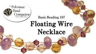 Make a Floating Wire Necklace [upl. by Frieder558]