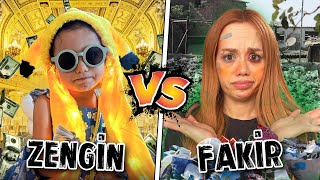 ZENGİN VS FAKİR BİR GÜN GEÇİRMEK  OykuKarta [upl. by Sabra140]