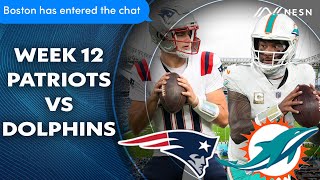 Patriots vs Dolphins NFL Week 12 Preview [upl. by Enialb537]