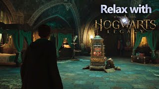 🎧Relax With Hogwarts Legacy Ambient Sound  Slytherin Common Room  ASMR [upl. by Ellinger]