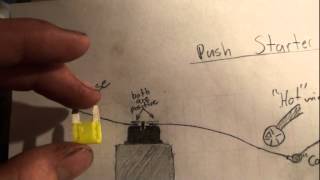 How to wire a Push Starter VERY EASY [upl. by Aihsoem870]