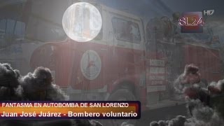 Fantasma cuida Autobomba de los Bomberos Voluntarios de San Lorenzo [upl. by Thurlough]