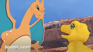 Agumon vs Charizard [upl. by Jessika]