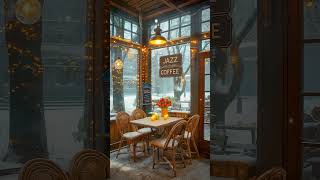 Christmas Coffee Shop Ambience – Relaxing Jazz Music for Cozy Holiday Vibes shorts coffee jazz [upl. by Starlene766]