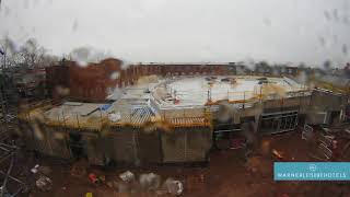 Studley Castle new hotel build  Progress Feb 2018 only  CAM 4 [upl. by Htrowslle279]