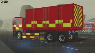 RARE  Buckinghamshire USAR Team Turnout  BFRS Roblox [upl. by Doralyn624]