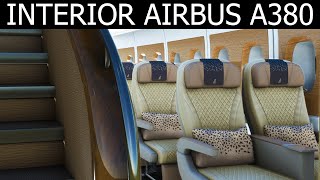 El espectacular interior del Airbus A380 de FlyByWire para Microsoft Flight Simulator [upl. by Moraj710]