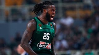 MATHIAS LESSORT  Basketball Highlights in Panathinaikos 202425 [upl. by Akinahs]