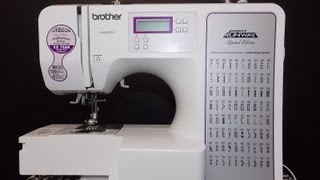 Brother CE8080PRW Computerized Sewing Machine Review [upl. by Ahseekat]