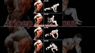 Tricep home workout 💪 fitness [upl. by Goddord]