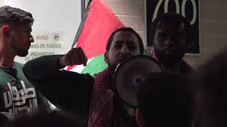 Protestors demand release of three arrested at Al Quds Day protest outside Harris County Jail [upl. by Kristoforo]