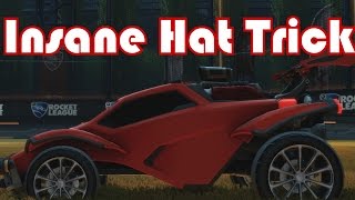 Rocket League  Insane Hat Trick [upl. by Acilgna]