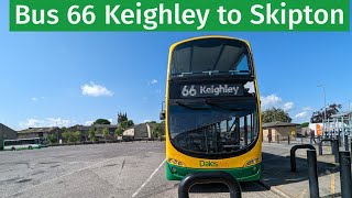 Dalesway  Scenic route  66 Keighley to Skipton  May 2024 [upl. by Legnalos714]