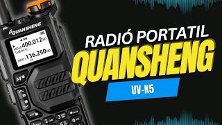 QUANSHENG UVK5 ESPAÑOL  Radió para banda aérea Unboxing y Review Primer usó [upl. by Hose341]