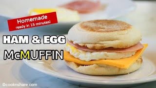 Perfect Egg McMuffin in 15 Minutes [upl. by Annauqal]