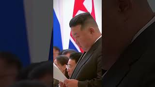 King Putin amp Kim Jong Un respect🫡youtubeshorts shorts king kimjongun putin russia northkorea [upl. by Nickolas715]