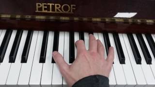 How to play an E flat Major 7 Chord on piano [upl. by Eraste999]