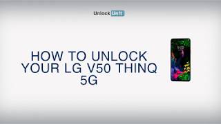 HOW TO UNLOCK LG V50 ThinQ 5G [upl. by Aerdua]