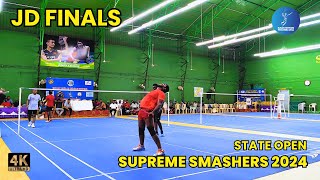 IMTHIYAS amp TYSON vs KALI amp KUTTY  FINALS  SUPREME SMASHERS  2024  JUMBLED DOUBLES [upl. by Manvil32]