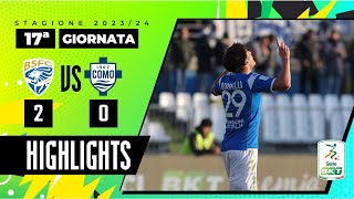 Brescia vs Como 20  Il Brescia vince il derby lombardo  HIGHLIGHTS SERIE BKT 2023  2024 [upl. by Noiztneb]