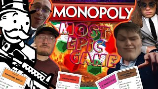 MOST EPIC MONOPOLY GAME EVER [upl. by Ahsimit]