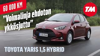 TMkäyttötesti 60 000 km Toyota Yaris 15 Hybrid Active [upl. by Edmon]