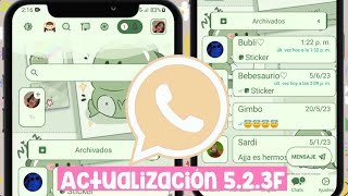 🌈WHATSAPP DELTA 2023 ultima versión V523F SOLUCION DE ERRORES 🔥 [upl. by Nicodemus]