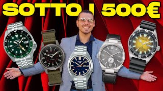 5 orologi sotto i 500€ da avere in collezione [upl. by Woolson611]