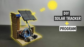 How To Make Solar Tracker DIY Single Axis Solar Tracker ArduinoTechnical Tamizha [upl. by Gearalt]