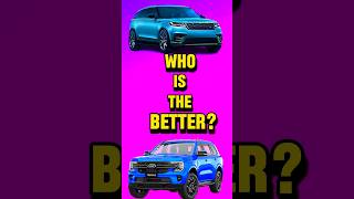 Range Rover Velar Vs Ford Everest🔥 [upl. by Renwick]