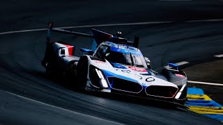 FIA WEC 24h Le Mans 15 BMW M Hybrid V8 onboard [upl. by Yrebmik]