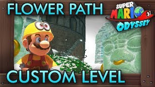 A Very Creative Flower Path Custom Level  Super Mario Odyssey Maker [upl. by Dale124]