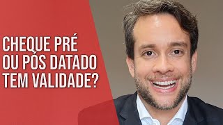 TÍTULOS DE CRÉDITO  CHEQUE PRÉ OU PÓS DATADO TEM VALIDADE  Direito Empresarial [upl. by Sinned]