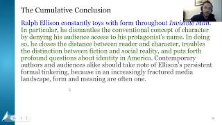 Literary Analysis Conclusions [upl. by Kamilah928]