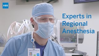 Anesthesia for Orthopedics Experts in the Field  HSS [upl. by Stortz]