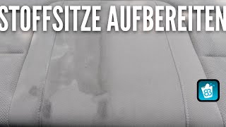 Stoffsitze aufbereiten  Hardcore Test  Autositze reinigen und Flecken entfernen [upl. by Bakemeier65]