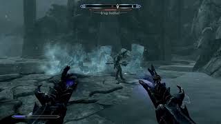 Frost Atronachs Bully A Draugr Deathlord [upl. by Nirihs]