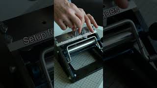 Quick and convenient blade type change on a leather thinning machine [upl. by Noicpesnoc]