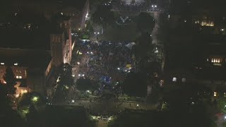 UCLA protests Police in riot gear [upl. by Hound156]