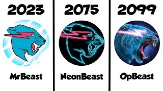 MrBeast Logo Evolution  2012  2100 [upl. by Laundes]